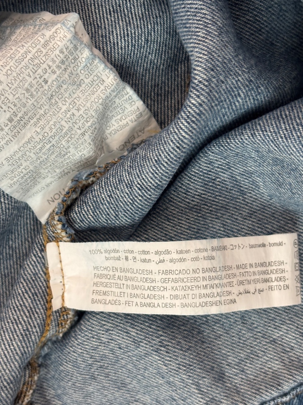 Zara Girls Denim Shirt Dress Size 10 - Picture 9 of 9